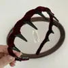 Faixa de Cabelo Pente Colorido Veludo Suave Retrô Estilo Coreano com Dentes, Faixa Antiderrapante, Presilha de Cabelo Fofa Envolvente para Mulheres