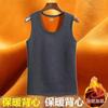 Colete Masculino de Veludo Dourado Quente de Inverno com Forro de Fleece Espessado à Prova de Frio Camisa Base Colete Plus Size Colete Interno