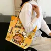 Nova Moda Desenho Animado Bolsa de Lona Grossa Bolsa de Ombro Bolsa de Estudante Bolsa de Armazenamento para Viagem de Primavera Bolsa de Lona Ins