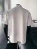 Camisa Polo Estilo Americano Manga Corta Hombre Verano 2026 Nuevo Estilo Rayas en Contraste Marca de Alta Gama Fresca Moderna Camiseta de Manga Media