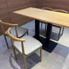 Juego de mesa y sillas de restaurante de comida rápida moderno, mesa y sillas de snack bar, mesa y sillas de restaurante de ocio, mesa y sillas para snacks de restaurante de hot pot y té de leche