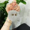 Llavero de bola de peluche de gato con cielo estrellado de moda, lindo accesorio para bolso de gato, colgante de moda para coche, venta al por mayor