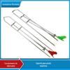 Plástico Horn Head Metal Holder Fishing Rod Suporte de bateria Inserção de piso Simples mão Rod Sea Rod Bracket