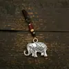 Accesorios DIY de animales Patrón tailandés elefante collar colgante pulsera accesorio para bolso llavero charm