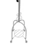 Soporte de Modelo de Arte de Hierro Perchero de Cuerpo Completo Accesorio para Bufanda Maniquí de Medio Cuerpo Perchero de Medio Cuerpo Perchero de Ropa Estilo Europeo Femenino Modelo Femenino