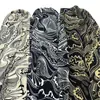 Tecido cetim liso estampado para vestidos femininos, camisas, calças, acessórios, elásticos de cabelo, tecido floral, popular na Europa e na América