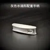 Peso para cordón de persiana enrollable Manija Colgante para cuerda de cortina Accesorios de acrílico con forma de gota de agua ovalada