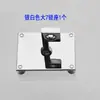 Accesorios de herrajes para bolso Kelly extragrande de platino, puente arqueado, placa base de cerradura cuadrada, candado giratorio de flecha, hebilla, tornillo, bricolaje