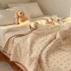 Manta de gasa arrugada 100% algodón de grado A para maternidad e infantil, colcha multifuncional de verano, manta para bebé, toalla de baño, manta para siesta en la oficina