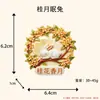 Imán para refrigerador 3D de la Fiesta de Medio Otoño con Chang'e sosteniendo la luna, decoración casera cultural y creativa, recuerdo de viaje, imán decorativo de resina, regalo