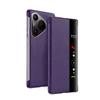 Huawei Pura70 Mobile Phone Case 70pro Capa protetora adequada para 70Ultra Flip-free Answer Smart Leather Case Pro