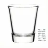 Venta al por mayor de fábrica vaso de bala de vidrio copa pequeña transparente copa de vino extranjera copa de un trago copa de vino blanco wonton copa para licores