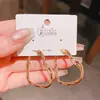 Nuevos Pendientes Metálicos de Estilo Europeo y Americano 2025 con Corazón Multicapa Brillantes para Mujer, Joyería de Pendientes Elegante de Alto Nivel Estilo Ins