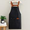 Delantal de Estilo Nuevo, Impermeable y a Prueba de Aceite, Delantal de Cocina Doméstico, Ropa de Trabajo Específica para Catering de Mujer con Logotipo Impreso