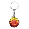 Chaveiro Pingente de Bola de Basquete Desenho Animado Pvc Borracha Macia Chaveiro Mochila Decoração DIY Acessórios Amazon Atacado