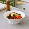 Cerámica de Color Bajo Esmalte Japonesa Simple Vajilla Doméstica Bol para Arroz Bol para Sopa de Fideos Plato Plato Plato Plato Set de Platos Plato de Pescado