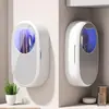 Esterilizador de Palillos para Uso en Cocina, Caja de Almacenamiento de Esterilización Pequeña e Inteligente Recargable por UV, Soporte de Palillos para Montar en la Pared