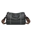 Bolso de Mujer de Cuero Genuino, Bolso de Hombro para Mujer de Color Sólido Retro, Bolso Cruzado de Cuero Suave de Alta Gama, Bolso Tipo Almohada de Gran Capacidad para Mujeres