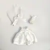 [Solo la Ropa] Serie Jc Serie Pequeña Ropa para Muñeca Conejo de 15 cm Traje Azul Oscuro Set de Vestido de Novia