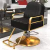 Nuevo Asiento Engrosado Plegable para Salón de Peluquería, Corte, Afeitado, Peluquería Barbero Giratorio, Elevable, Para Permanente, Teñido, Acero Inoxidable Salón de Peluquería