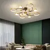 Lámpara de Sala de Estar Nórdica Araña Simple Moderna Personalidad Creativa Lujo Ligero Lámpara Principal para Comedor Dormitorio Celebridad de Internet Lámparas de Gama Alta