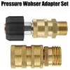 Especial transfronterizo para pistola de agua para lavado de autos de alta presión, manguera de alambre de acero 3/8-M22, conector rápido de cobre vivo 1/2 estándar de EE. UU. rápido