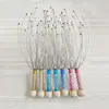 Cabeça de Polvo Esculpida em Aço Inoxidável Massageador Cabeça Relaxante Massagem Cerebral Garra Agitar Extrator da Alma