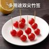 Palillos de Dientes Estilo Nuevo, 1000 Piezas, Palillos de Bambú Desechables para Uso Doméstico y Comercial, Doble Punta, Adecuados para Hoteles, Restaurantes y Comer Fruta
