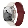 Adequado para pulseira de relógio iwatch, duas cores, três fileiras, sem fivela, silicone magnético, s9ultra1 -10ª geração, pulseira de pulso