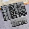 Suministro Transfronterizo de Juegos de Placas de Estampado para Uñas, Plantillas DIY de Transferencia para Uñas, Venta al por Mayor de Fabricantes