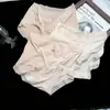 Saia Xiaolan 100S Cintura Média Modal Calcinha Renda Sexy para Meninas, Fina, Sem Costura, Respirável, Shorts Triângulo Macio