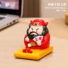Pequenos Enfeites de Zhong Kui Estação de Trabalho de Escritório Suporte para Celular de Mesa Decorações de Estabilidade Emocional para o Local de Trabalho Presentes Novo