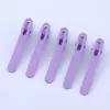 Pinza para el Cabello Minimalista sin Costuras, Accesorio Plano para el Cabello, Pasador de 6 cm, Pinza de Pato Ondulada Pequeña, Color Caramelo de Gama Alta Venta al por Mayor para DIY