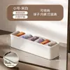 Caja de Calcetines de Algodón y Lino Tianshan Caja Plegable para Guardar Ropa Interior Cesta de Almacenamiento Lavable Caja de Almacenamiento Tipo Cajón para Armario del Hogar