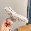 Pinza de Garra de Peluche de Dibujos Animados Dulce para Mujer Pinza para el Cabello de la Parte Posterior de la Cabeza Estilo Coreano Exquisita Pinza de Tiburón Pinza para Moño Pinza de Pelo