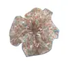 Scrunchie de Renda de Alto Valor Estilo Coreano para Mulheres, Acessório de Cabelo de Luxo com Alta Elasticidade e Elástico Durável