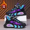 Zapatos Infantiles Bobodou Zapatos Deportivos para Niños 2026 Nuevo Estilo Otoño Invierno Superficie de Cuero Impermeables Zapatos para Niños de Edad Media y Mayor