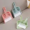 Mini conjunto de vassoura e pá de lixo de mesa, vassoura de carro, pá de lixo para cabelo de cama, escova de limpeza, vassoura, escova de teclado