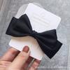 Accesorios para el Cabello Originales Coreanos Horquilla Coreana Hecha a Mano Dulce Negro Lazo Grande Moño Alto Clip Superior Clip para Cola de Caballo