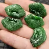 Pingente Ruyi de Jade Verde Jadeíta, Pingente Ruyi Dragão de Ferro Esmeralda, Pingente de Colar, Placa de Jade, Pingente de Jade