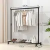 Secador de Ropa Sencillo, Perchero de Pie para Dormitorio, Barra para Secar Ropa en Interiores, Colgador de Ropa, Perchero de Pie para Dormitorio, Venta al por Mayor para Tiendas de Ropa