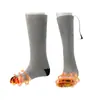 Calcetines Inteligentes Recargables con Calefacción de Invierno para Mujer, Calcetines de Algodón Calentados para Personas de Mediana Edad y Mayores, Temperatura Ajustable, Conector, Calcetines Largos a Prueba de Frío