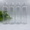 En stock 100ml 120ml 150ml 200ml 250ml 300ml tapa ordinaria botella de plástico hombro redondo hombro plano
