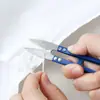 Tijeras Pequeñas para el Hogar para Cortar Hilos, Tijeras para Hilo del Hogar, Tijeras en Forma de U, Tijeras para Bordado de Punto de Cruz, Tijeras para Hilo, Tijeras para Sedal de Pesca, Colores Aleatorios