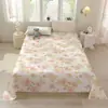 Sábana de algodón lavado de una sola pieza para cama de verano, dormitorio de estudiante, funda de edredón Clase A, tela de sábana de cama individual y doble de verano, sábana para kang de cuatro estaciones
