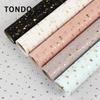 Hilo Estrella Luna Coreano Hilo Estrella Luna Bronceado Hilo para Envolver Flores Malla para Envolver Flores Malla para Envolver Flores Material de Papel para Envolver Flores