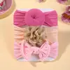 Amazon Set de Diadema de Nylon para Bebé Super Elástica Tela Suave para Bebé Diadema con Flor y Lazo 4403