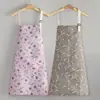 Nuevo delantal impermeable para mujer, adecuado para uso en la cocina, joven y bonito, anti-manchas, resistente al desgaste, adecuado para el trabajo y resistente a la suciedad