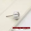 Manija de Cerámica Colorida con Forma de Calabaza con Diseño de Agujero Pasante, Lujo Ligero Moderno Minimalista para Cajón Armario Guardarropa Arte de Dibujos Animados Manija de un Solo Agujero