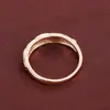 Anillo con patrón de espiral de nuevo estilo de moda europea y americana inspirado en Chanel, anillo de moda de alta gama de nicho para mujer de cobre puro, superventas transfronterizo